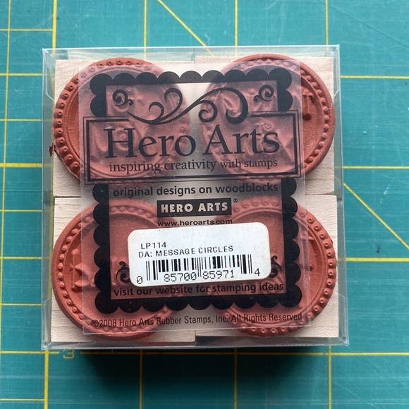 Hero Arts - Message Circles Rubber Stamps - Picture 2 of 2